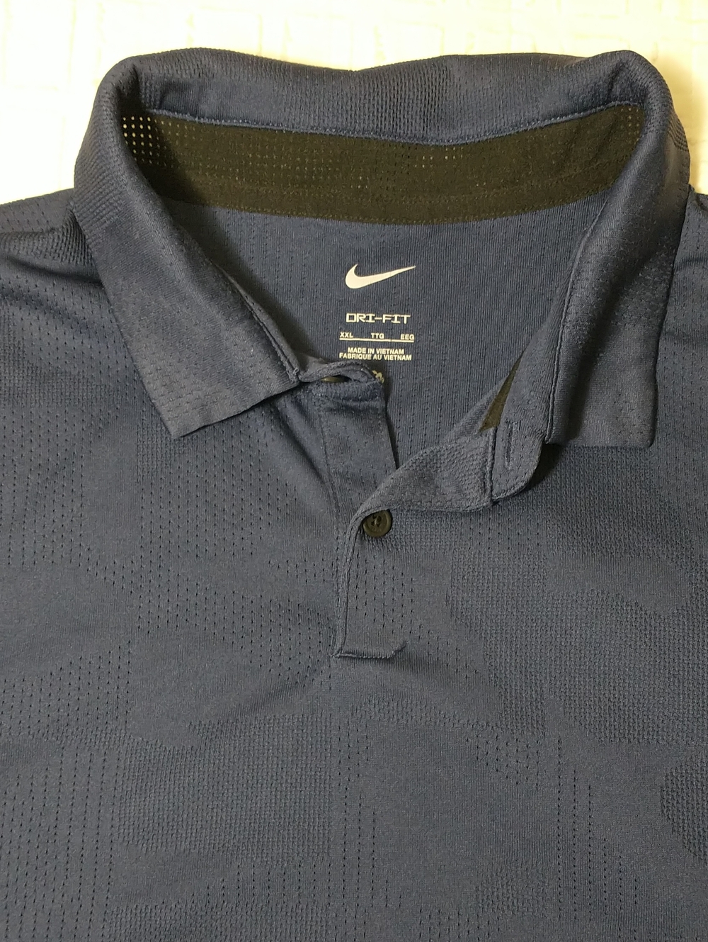 Nike Dri-FIT Men's XXL Tour Golf Short Sleeve Polo Shirt Navy, Golf, Outdoors